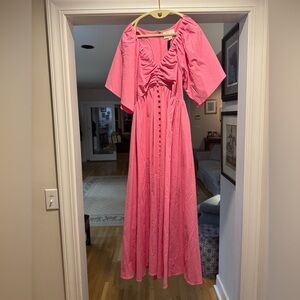 Pink pomander place dress brand new
